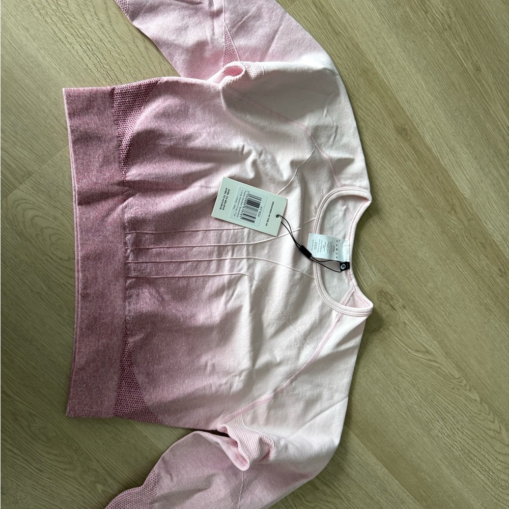 AYBL Pink Ombre Long Sleeve Tee